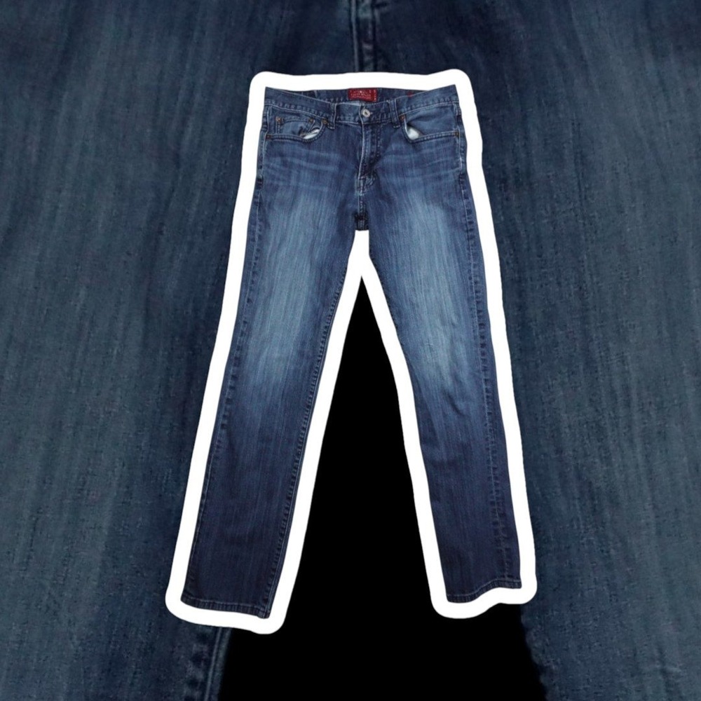 Lucky Brand 221 Original Straight Jeans 32x34(33) Mens Blue Medium Wash 7M12599